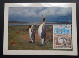 TAAF T Numéro 180 Oblitéré De Kerguelen Sur Carte. - Brieven En Documenten