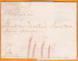 1671 - Lettre Pliée Avec Correspondance De VALENCIENNE Vers ANVERS, Antwerpen, Pays Bas Espagnols, Belgique - ....-1700: Vorläufer