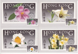 Flowers Of Hong Kong - 6 Maximum Cards 1985  Rif. S358 - Cartes-maximum