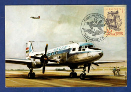 Ungarn / Magyar 1958  Mi.Nr. 1562 A , Flugzeuge über Sehenswürdigkeiten - Maximum Card - Budapest 1994.12.16 - Tarjetas – Máximo