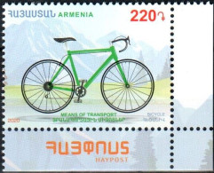 Armenia 2020 "Means Of Transport. Bicycle" 1v Quality:100% - Armenia