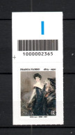 ITALIA :  FRANCA  FLORIO  -  C/Barre N° 2365  MNH**   Del   28.09.2023 - Bar-code