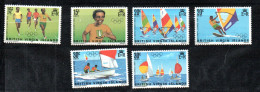 Virgin Islands 1984 Set Olympics Stamps (Michel 473/78) MNH - British Virgin Islands