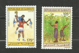 Djibouti N°683, 684 Neufs** Cote 5.85€ - Djibouti (1977-...)