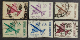 ARGENTINA 1963 - Airmail Stamps, Complete Set Of 6 Stamps, Fine Used - Gebraucht