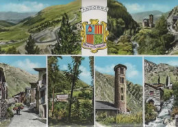 VALLS D ANDORRA, MULTIVUE COULEUR REF 15066 - Andorre