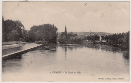 89 - B13903CPA - CHAMPS - Le Canal Et L'ile - Très Bon état - YONNE - Champs Sur Yonne