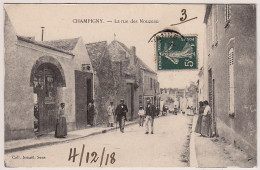 89 - B13899CPA - CHAMPIGNY - La Rue Des Nouzeau - Très Bon état - YONNE - Champigny