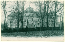 89 - B13847CPA - ANCY LE FRANC - Le Château, Vue De L'avenue - Parfait état - YONNE - Ancy Le Franc