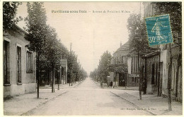 93 - B12826CPA - PAVILLONS SOUS BOIS - Avenue Du President Wilson - Parfait état - SEINE-SAINT-DENIS - Les Pavillons Sous Bois