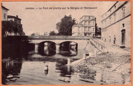 17 - B34119CPA - JONZAC - Pont De Pierre Sur La Sevigne -Abreuvoir - Très Bon état - CHARENTE-MARITIME - Jonzac