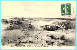 33 - B27445CPA - MONTALIVET LES BAINS - Un Coin Des Dunes Apres Un Ouragan - Cabanes Détruites - Très Bon état - GIRONDE - Merignac