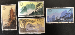 Chine 1963 Hwangshan Landscapes - High Values - Used Stamps