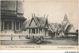 AV-BFP1-0037 - CAMBODGE - A Pnom Penh - L'école D'administration - Cambogia