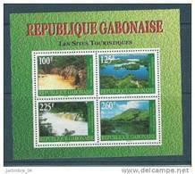 2000 GABON MICHEL Bloc 104**, Sites Touristiques, Bloc Série Yvert 1005-1008 - Gabun (1960-...)