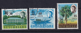Seychelles: 1968   QE II - Surcharges       Used - Seychellen (...-1976)