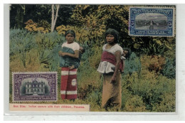PANAMA #17616 SAN BLAS INDIAN WOMEN WITH THEIR CHILDREN - Panama