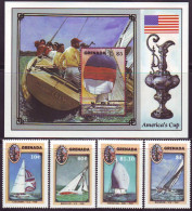 ANTIGUA & BARBUDA  -  AMERICA'S CUP - **MNH - 1987 - Golf