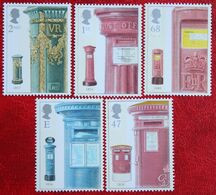 Postbox Letterbox Box Letter Postal (Mi 2053-2057) 2002 POSTFRIS MNH ** ENGLAND GRANDE-BRETAGNE GB GREAT BRITAIN - Unused Stamps