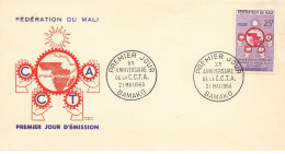 MALI #26196 BAMAKO 1960 PREMIER JOUR ANNIVERSAIRE DE LA C.C.T.A. - Mali (1959-...)