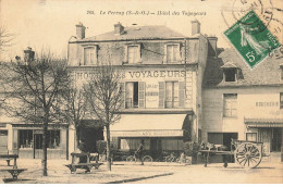 78 LE PERRAY EN YVELINES #23916 HOTEL DES VOYAGEURS CAFE RESTAURANT CHARRETTE CHEVAL ATTELAGE - Le Perray En Yvelines