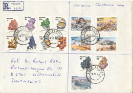 Namibia Cover FDC?? Tsumeb 4-3-1991  With 15 Different Stamps Sent To Germany (big Size Cover) - Namibië (1990- ...)