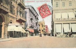 EGYPTE #28661 ALEXANDRIE RUE CHERIFF PACHA 1910 - Alexandrie