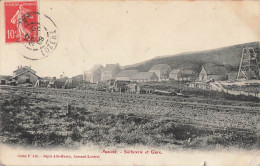 38 AUMONT SULFATERIE ET GARE - COUPURE EN BAS - 88680 - Aumont Aubrac