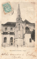 FRANCE - Coulanges La Vineuse - Sur Générale Sur L'église - Face à L'entrée - Carte Postale Ancienne - Coulanges La Vineuse