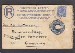 ENTIER POSTAL AVEC AFFRANCHISSEMENT COMPLEMENTAIRE(Y + T  15) DE BRANDFORT POUR L'ALLEMAGNE,2 CACHETS AU VERSO,1923. - Storia Postale