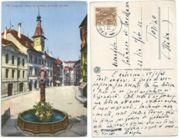 Suisse Vues Landscapes C.25 Brown Issue 1936  Solo Franking Pcard Lausanne 27mar1948 - Marcophilie