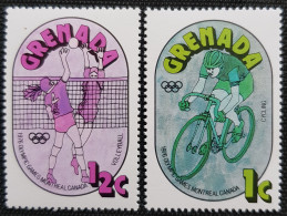 Grenade 1976 Olympic Games - Montreal, Canada  Stampworld N° 766 Et 767 - Grenada (1974-...)