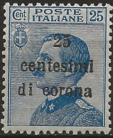 TRTT6L,1919 Terre Redente - Trento E Trieste, Sassone Nr. 6, Francobollo Nuovo Con Traccia Di Linguella */ - Trentino & Triest