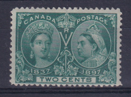 Canada: 1897   QV - Double Head   SG124    2c   Green   MH - Nuevos