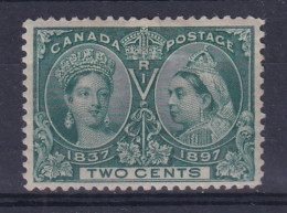 Canada: 1897   QV - Double Head   SG125    2c   Deep Green   MH - Ungebraucht