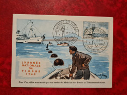 Carte 1960 MAXI   JOURNEE DU TIMBRE SAINTE MARIE AUX MINES - Non Classés