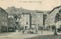 LOZERE  FLORAC  Place Du Temple - Florac