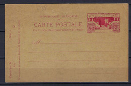 France - Entier Postal - Arts Et Déco - Carte Postale B1 - 1924 - Cartes Postales Types Et TSC (avant 1995)