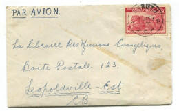 Congo Lubutu Oblit. Keach 8A1 Sur C.O.B. 241 Sur Lettre Vers Léopoldville-Est Le 01/03/1946 - Lettres & Documents