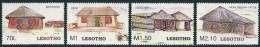 (022) Lesotho  2005 / Culture / Traditional Houses / Häuser / Edifices  ** / Mnh   Michel 1918-21 - Lesotho (1966-...)