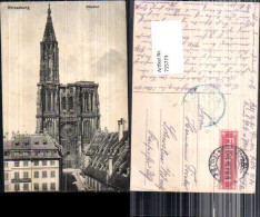 715773 Straßburg Strasbourg Elsass Münster Feldpost Schwelm  - Elsass