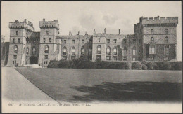 The South Front, Windsor Castle, Berkshire, C.1910 - Lévy Postcard LL907 - Windsor Castle