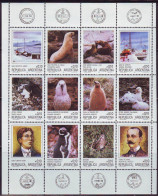 ARGENTINA - ANTARCTIC   FAUNA + VIP - **MNH - 1986 - Spedizioni Antartiche