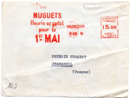 FLORE = 78 VAUCRESSON 1956 = EMA  Thème FLEUR / MUGUET = ' MUGUETS Fleuris En Godet Pour Le 1er MAI ' - Altri & Non Classificati