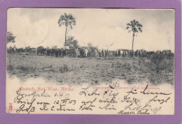 GRUSS AUS SÜDWEST-AFRIKA,LAGERPLATZ IM PALMENWALD BEI GROOTFONTEIN,UM 1904. - Namibië