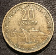 Pas Courant - DJIBOUTI - 20 FRANCS 1952 - KM 7 - COTE FRANÇAISE DES SOMALIS - Djibouti