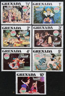 Grenade 1980 Christmas - Scenes From Walt Disney's "Snow White And The Seven Dwarfs"   Stampworld N° 1067 à 1073 - Grenade (1974-...)