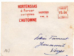 FLORE = 78 VAUCRESSON 1956 = EMA  Thème FLEUR / HORTENSIA = ' HORTENSIAS à Forcer Livrables à L'AUTOMNE ' - Sonstige & Ohne Zuordnung