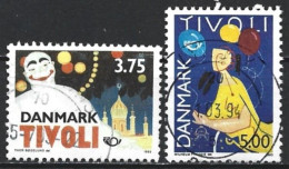 Denmark 1993. Scott #981-2 (U) Tivoli Gardens, 150th Anniv.   *Complete Set* - Gebraucht