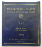 Repubblica Italiana - Serie Divisionale 1986 FDC Originale Zecca 11 Valori - Mint Sets & Proof Sets